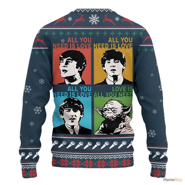 Custom All You Need Is Love Cosplay Ugly Sweater