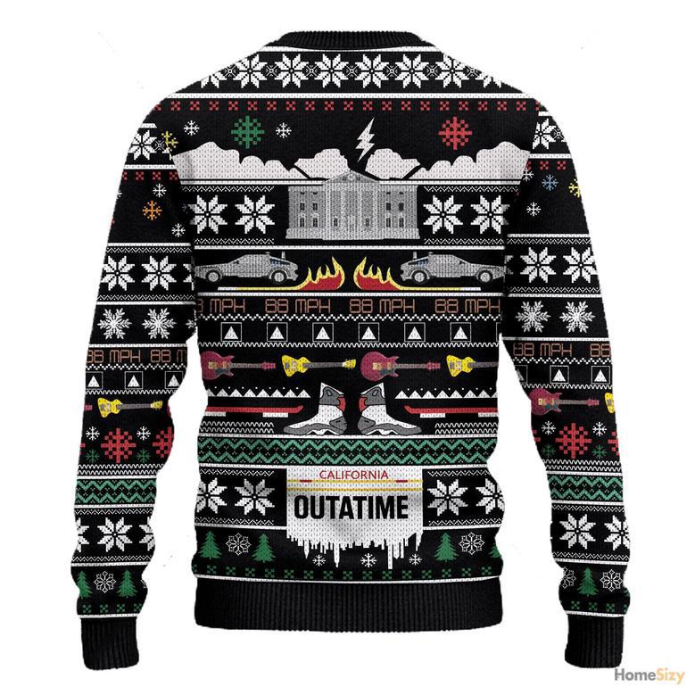 Custom Cosplay Back To The Future Ugly Sweater