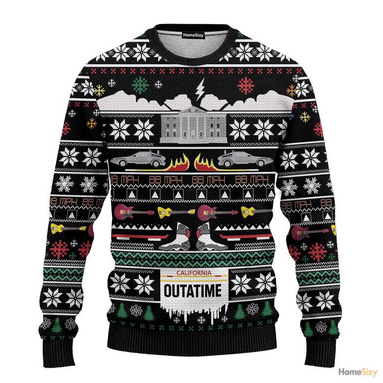 Custom Cosplay Back To The Future Ugly Sweater