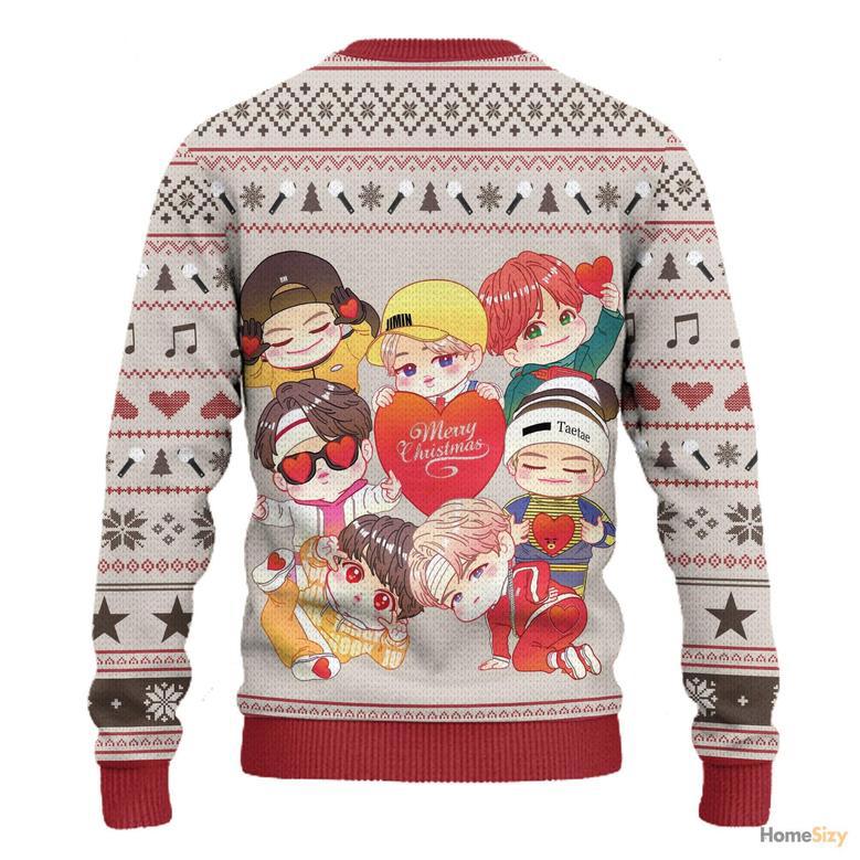 Custom Cosplay BTS Ugly Sweater - Best Gift For Christmas