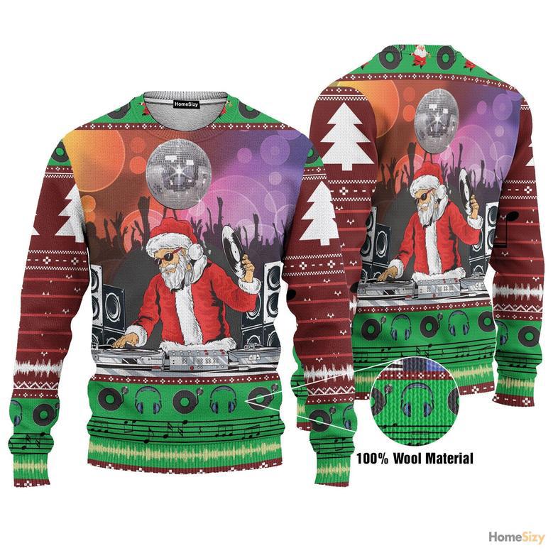 Custom Cosplay DJ Santa Ugly Sweater - Best Gift For Christmas