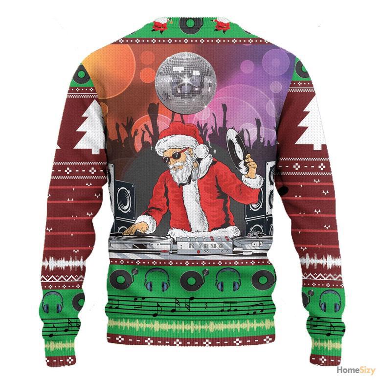 Custom Cosplay DJ Santa Ugly Sweater - Best Gift For Christmas