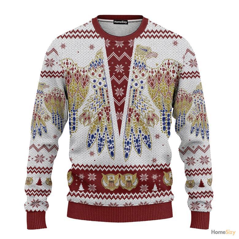 Custom Cosplay Elvis Presley Ugly Sweater