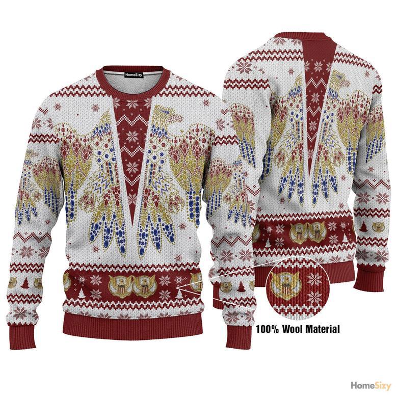 Custom Cosplay Elvis Presley Ugly Sweater