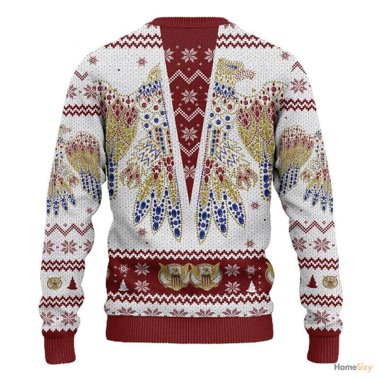 Custom Cosplay Elvis Presley Ugly Sweater