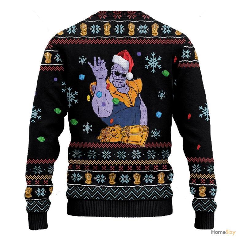 Custom Cosplay Thanos Ugly Sweater Best Gift For Christmas