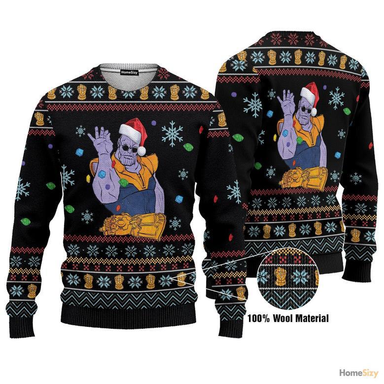 Custom Cosplay Thanos Ugly Sweater Best Gift For Christmas