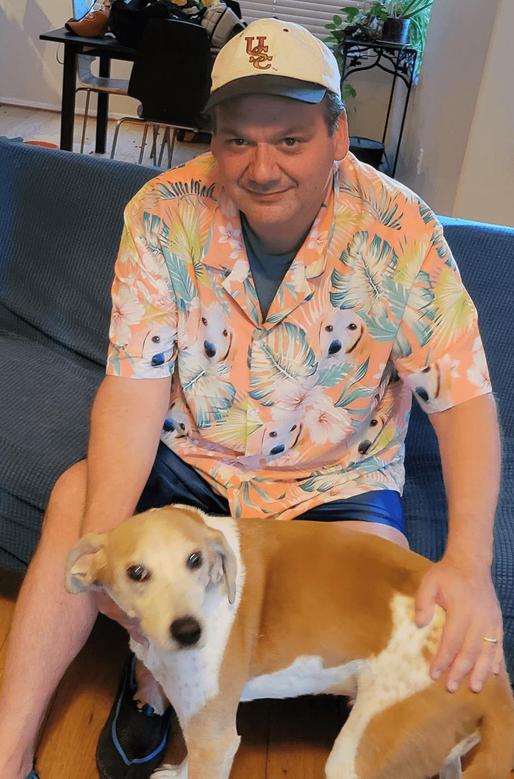 Custom Hawaiian Shirt With Dog Face - Leaves & Flowers Pattern Carrot Color Aloha Shirt - Personalized Hawaiian Shirt For Men & Women, Dog Lovers