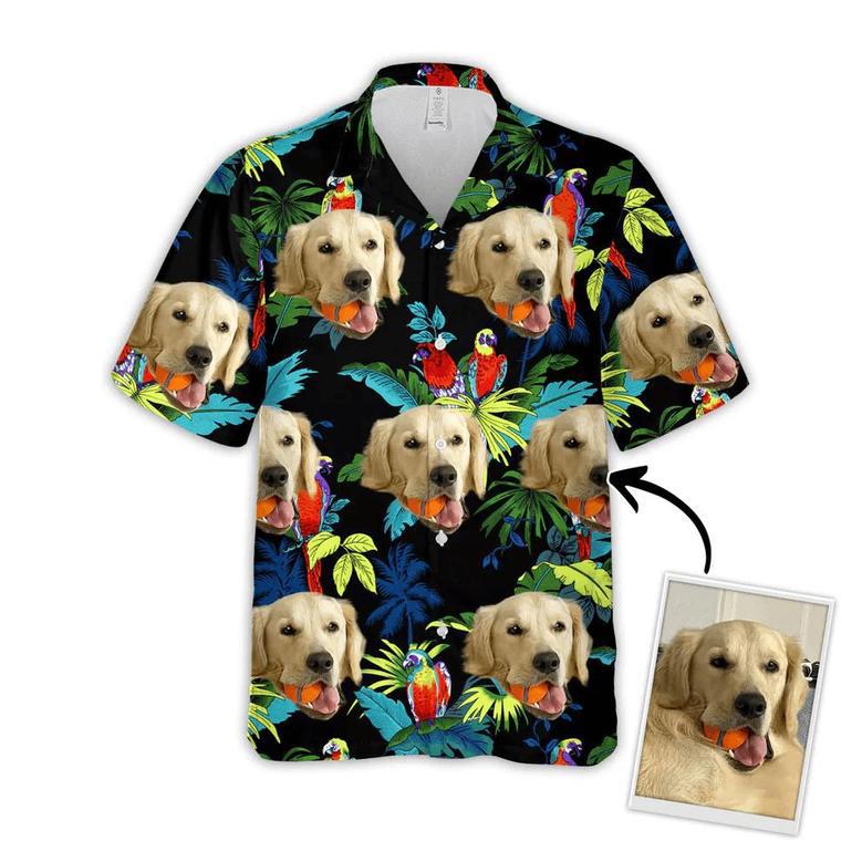 Custom Pet Dog Hawaiian shirt - Custom Photo Tropical Pattern Personalized Hawaiian Shirt - Perfect Gift For Animal Lovers, Friend, Family