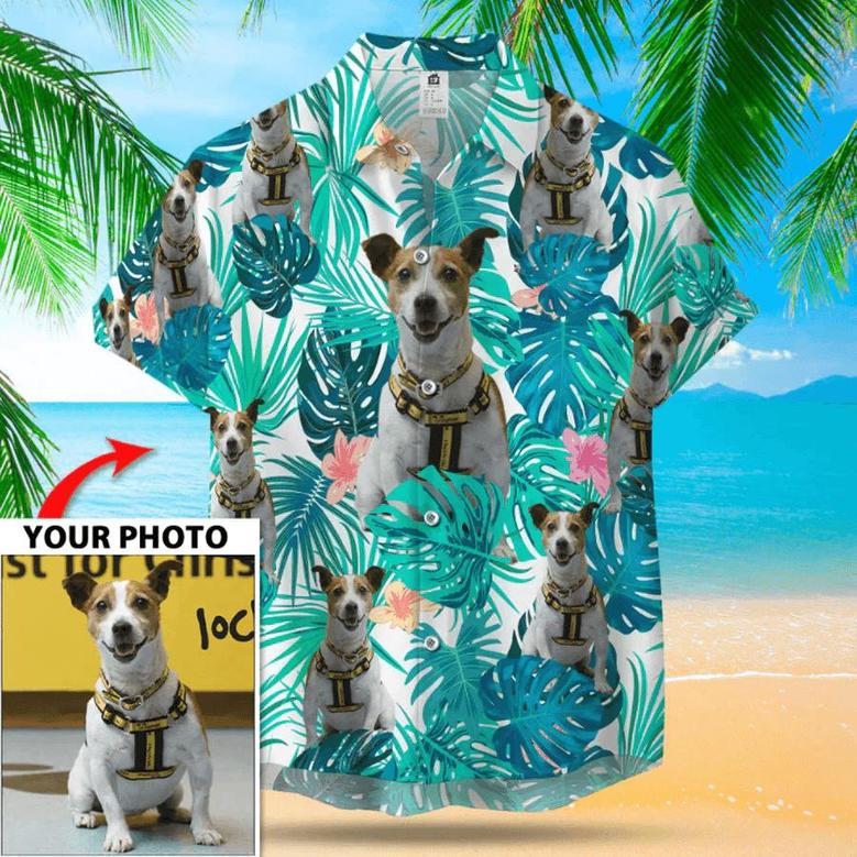 Custom Photo Dog Hawaiian Shirt, Personalized Hawaiian Shirts - Perfect Gift For Dog Lovers, Family, Friends