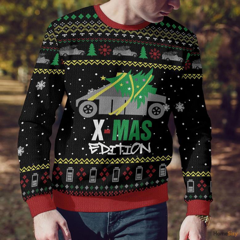 Cybertruck Edition Ugly Sweater Best Gift For Christmas