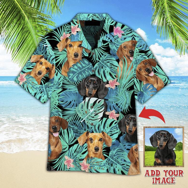 Dog Hawaiian Shirt Custom Photo, Dogs Tropical Personalized Hawaiian Shirts - Perfect Gift For Dog Lovers, Family, Friends