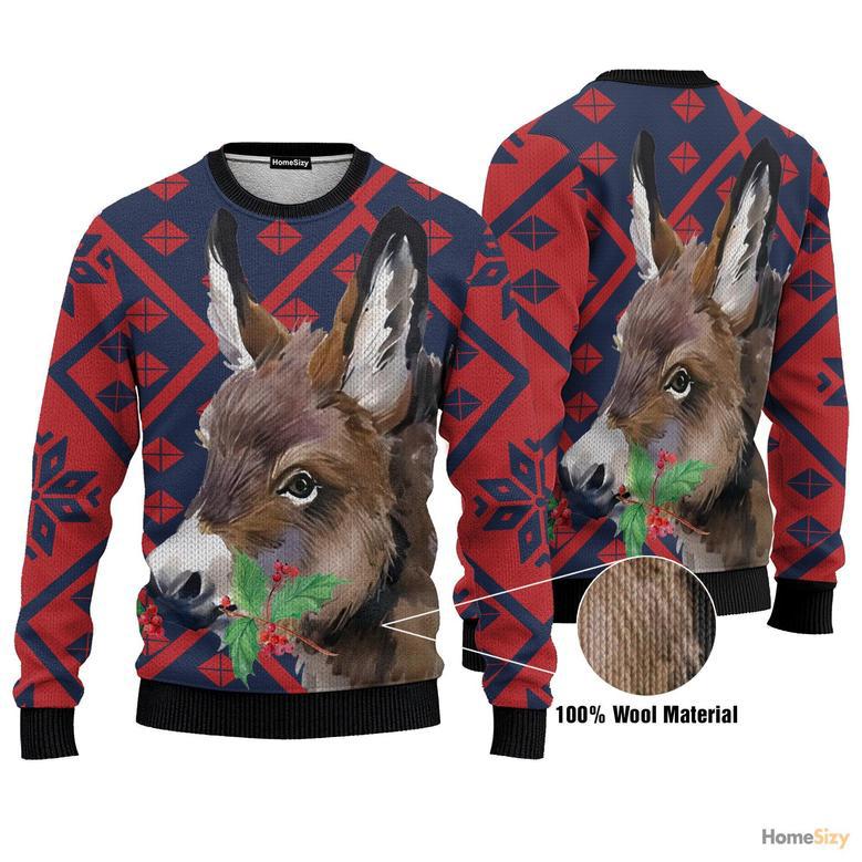 Donkey Ugly Christmas Sweater For Men And Women