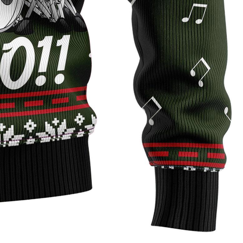 Drum Solo Ugly Christmas Sweater For Men And Women