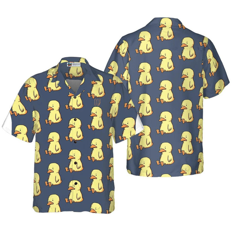 Duck Hawaiian Shirt, I'm A Sad Duck Aloha Shirt For Men Women - Perfect Gift For Duck Lovers, Husband, Boyfriend, Friend, Family