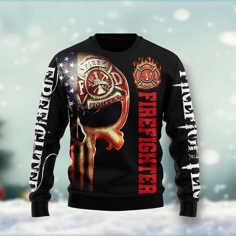 Firefighter Bravery Is Not The Absence Of Fear Ugly Sweater