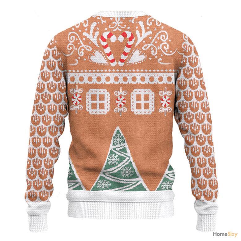 Gingerbread House Ugly Christmas Sweater