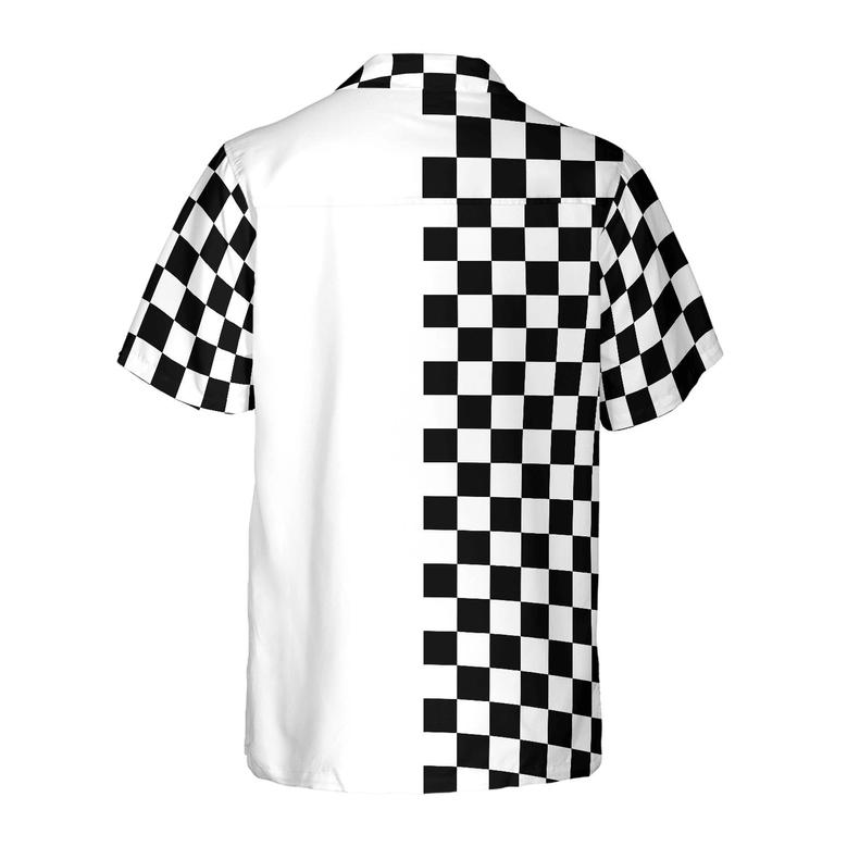 Golf Hawaiian Shirt, Checkerboard Style Golf Custom Name, Personalized Colorful Summer Aloha Shirt For Men Women, Gift For Friend, Team, Golf Lovers