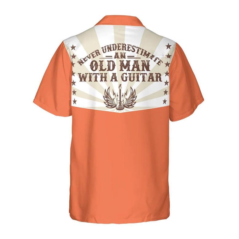 Guitar Aloha Hawaiian Shirt, Man With Guitar Hawaiian Shirt For Summer, Guitar Aloha Shirt - Perfect Gift For Men, Women, Guitar Lover, Friend, Family