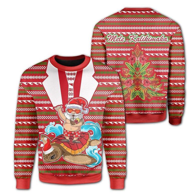 Hawaii Mele Kalikimaka Ugly Christmas Sweater For Men & Women