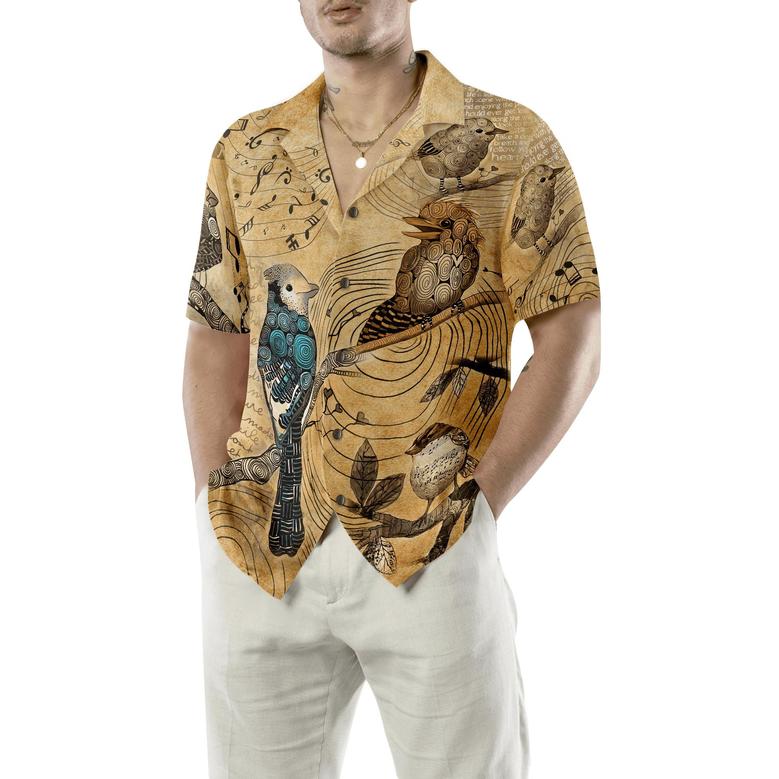 High Above The Tree Birds Hawaiian Shirt, Colorful Summer Aloha Shirts For Men Women, Perfect Gift For Husband, Wife, Boyfriend, Friend
