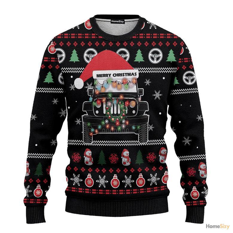 Hobby Jeep Merry Christmas Christmas Ugly Sweater