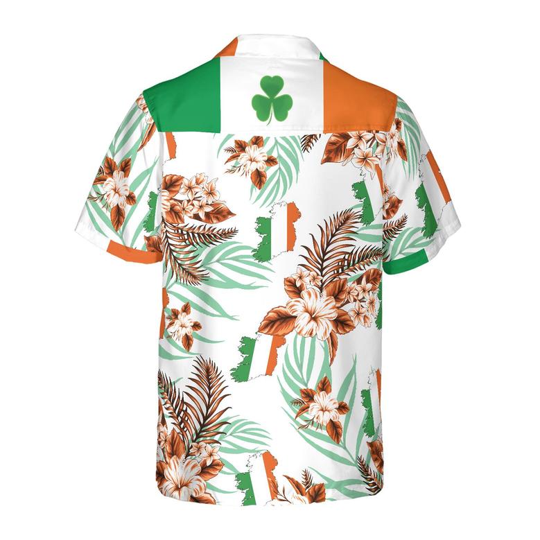 Irish People Proud Ireland Shamrock Hawaiian Shirt, Colorful Summer Aloha Shirts For Men Women, Gift For Husband, Wife, Boyfriend, Girlfriend