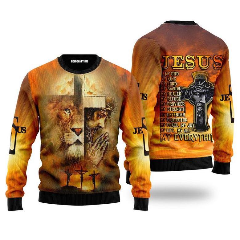 Jeus Is My God Ugly Christmas Sweater For Men & Women