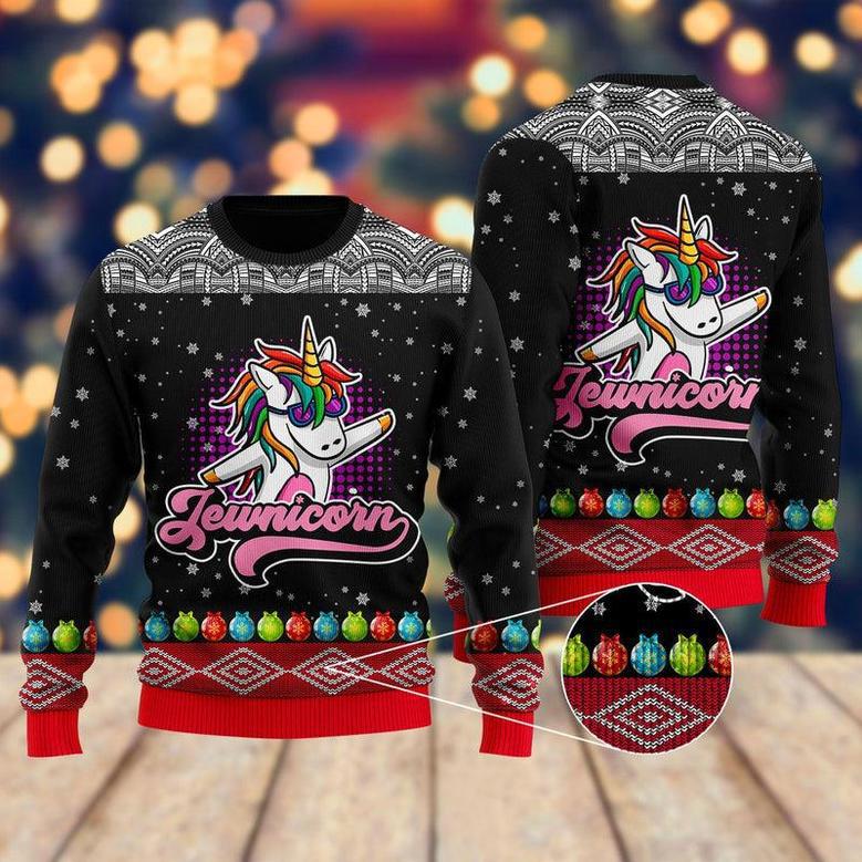 Jewnicorn Ugly Christmas Sweater For Men & Women