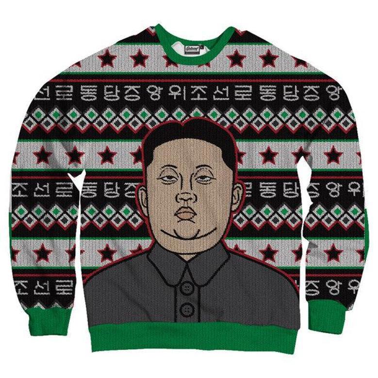 Kim Jong Un Xmas Ugly Sweater For Men And Women