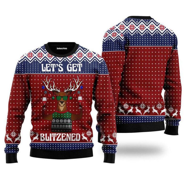 Let’s Get Slouchy Ugly Christmas Sweater For Men & Women