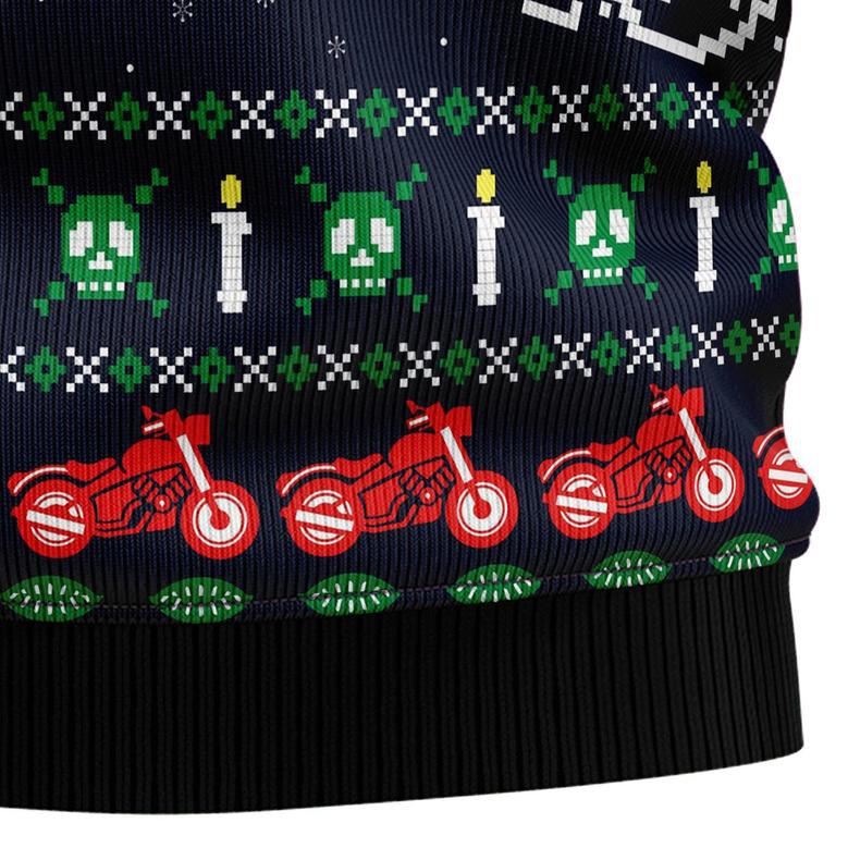 Motorbike Braaap Ugly Christmas Sweater For Men And Women