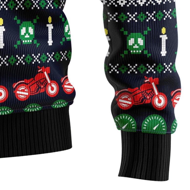 Motorbike Braaap Ugly Christmas Sweater For Men And Women