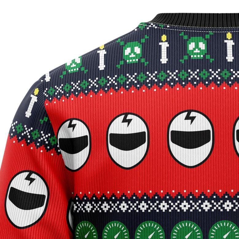 Motorbike Braaap Ugly Christmas Sweater For Men And Women