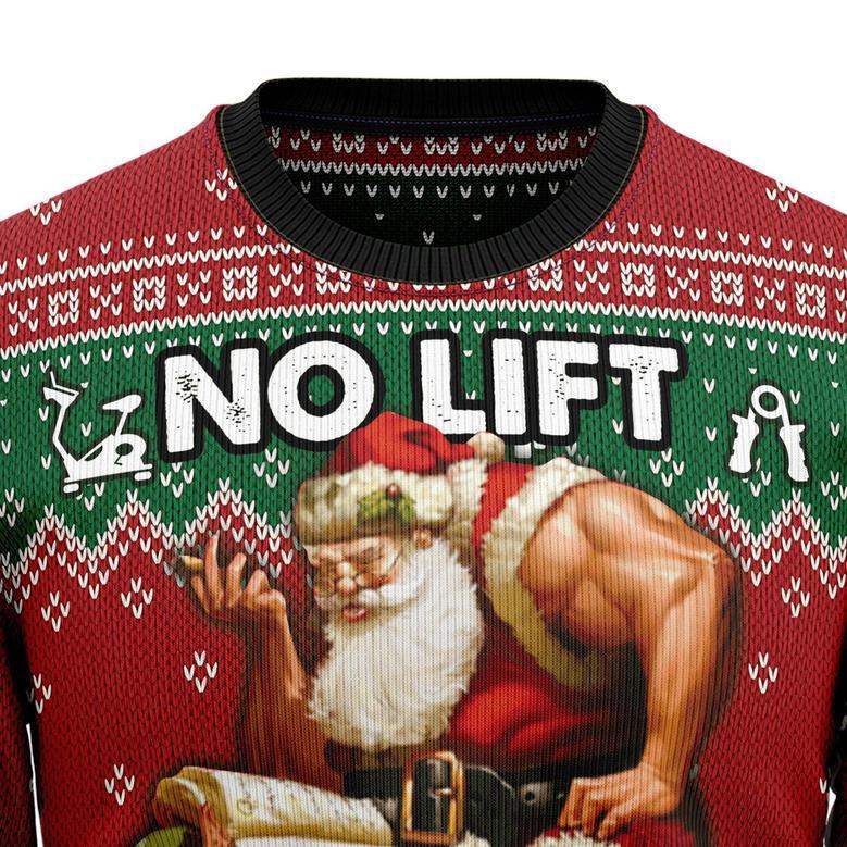 No Lift No Gift Ugly Christmas Sweater For Men And Women