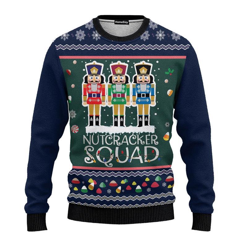 Nutcracker Squad Ugly Christmas Sweater For Men And Women