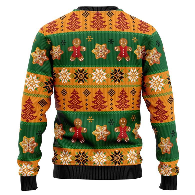 Oh Snap Gingerbread Ugly Christmas Sweater