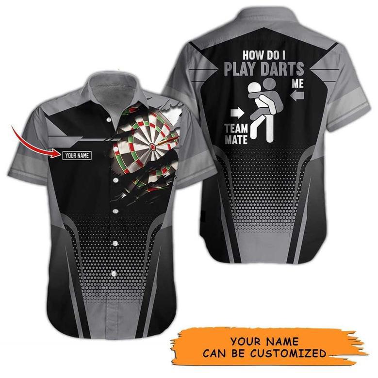 Personalized Name Darts Aloha Hawaiian Shirt - Darts Pattern, How Do I Play Darts Personalized Name Hawaiian Shirt For Men & Women, Darts Lover