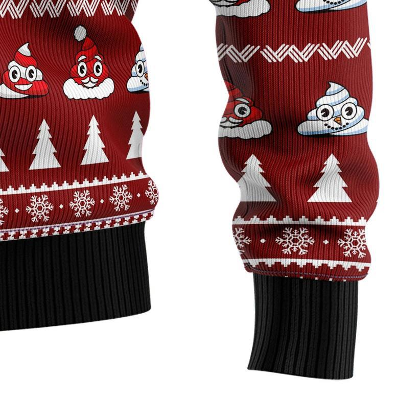 Poop Christmas Tree Emoji Funny Ugly Sweater