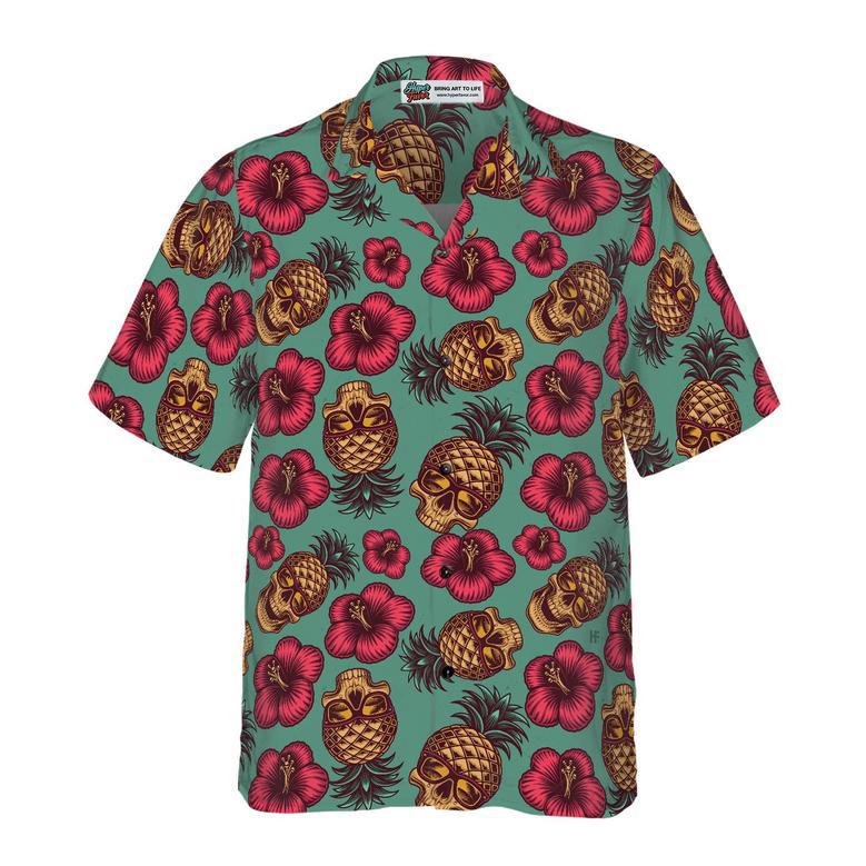 hibiscus print shirt