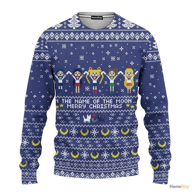 Sailor Moon Ugly Sweater - Best Gift For Christmas Xmas