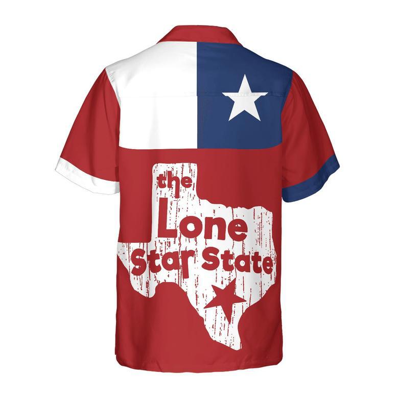 Texas Longhorns Hawaiian Shirt, The Lone Star State Of Texas Flag Texas Home, Colorful Summer Aloha Shirt For Men Women, Perfect Gift For Friend, Team