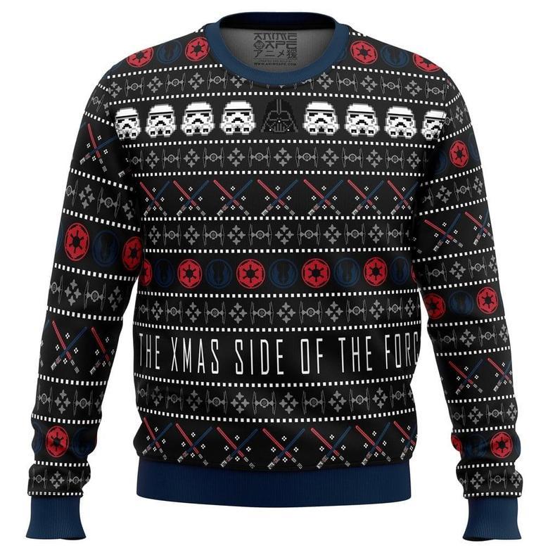 The Xmas Side Of The Force Star Wars Ugly Christmas Sweater