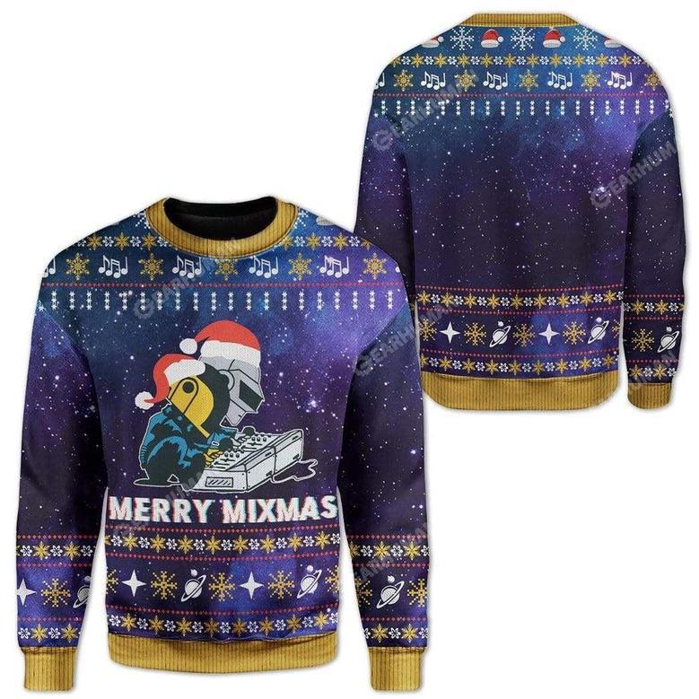 Xmas Star DJ Mixmas Ugly Sweater - Best Gift For Christmas