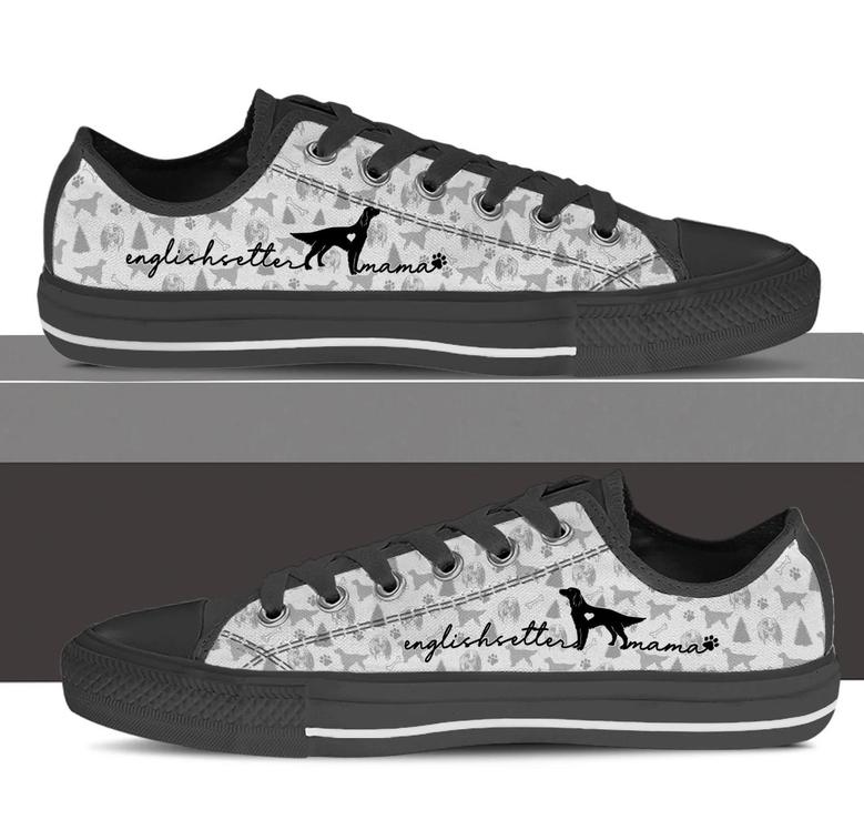 English Setter Low Top Shoes