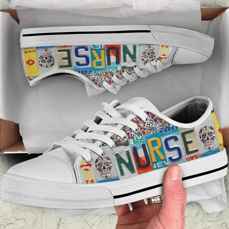 Nurse Colorful Nurse Low Top Shoes Sneaker