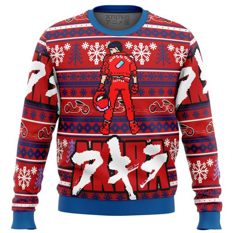 Akira Kaneda Ugly Christmas Sweater, Ugly Christmas Sweater For Men Women, ShopKetharses Shop