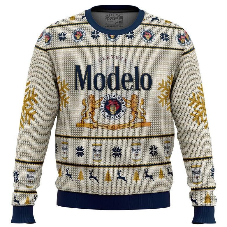 Cerveza Modelo Ugly Christmas Sweater, Ugly Christmas Sweater For Men Women, ShopKetharses Shop