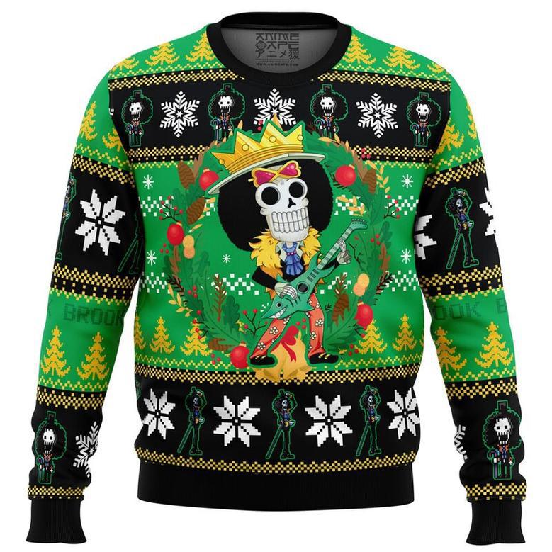 Christmas Brook One Piece Ugly Christmas Sweater, Ugly Christmas Sweater For Men Women