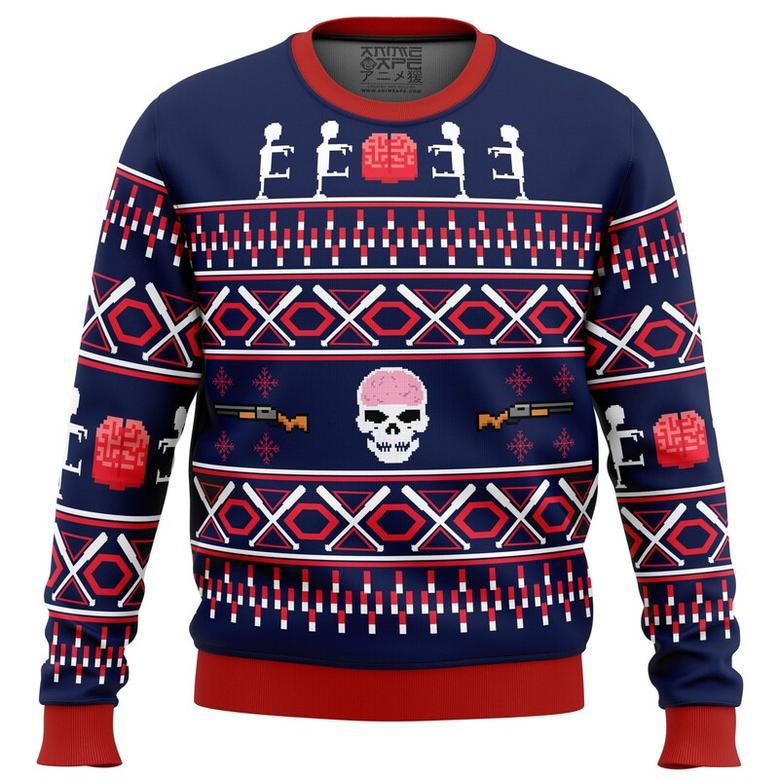 Christmas Zombie Ugly Christmas Sweater, Ugly Christmas Sweater For Men Women, ShopKetharses Shop